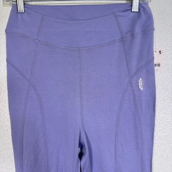 Free People Moonlight Base Layer Leggings Womens Small Wool Blend Pants FP Move - Picture 4 of 10